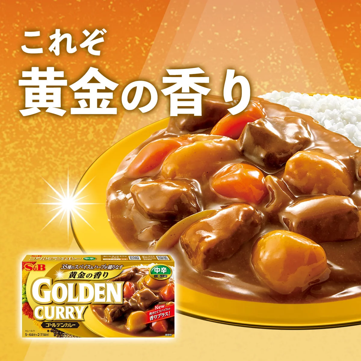 これぞ黄金の香り GOLDEN CURRY
